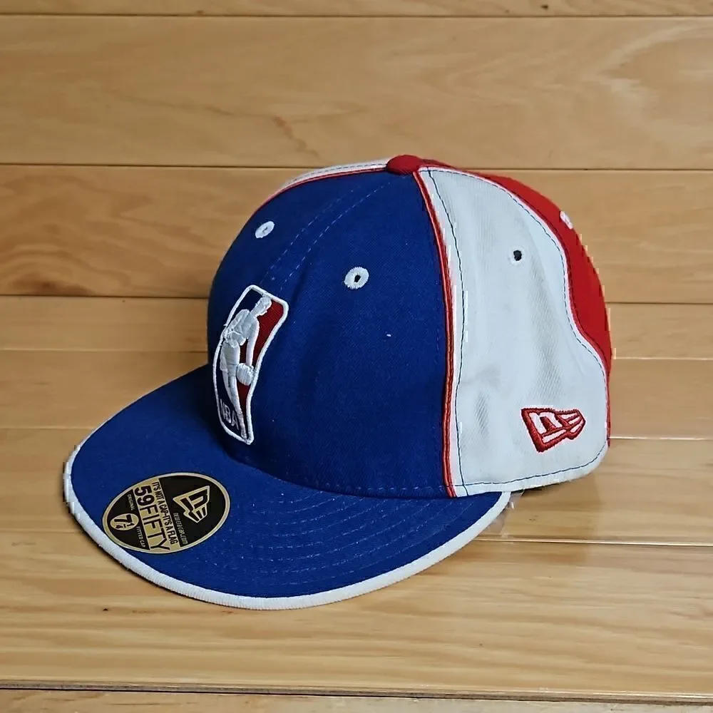New Era Philadelphia 76ers 59Fifty NBA Throwback 7 1/4 Fitted Hat Cap